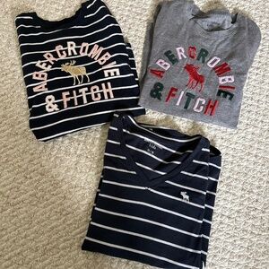 🌸Abercrombie kids -girls long sleeve tops -size 15/16